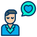 Free Love Think Man Icon