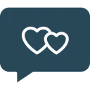 Free Loving Chat Chat Bubble Speech Bubble Icon