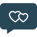 Free Loving Chat Chat Bubble Speech Bubble Icon