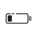 Free Low Battery No Battery Battery About To Die Icon