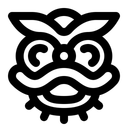 Free Lowentanz Chinesisches Neujahr Kultur Icon
