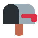 Free Lowered Mail Mailbox Icon