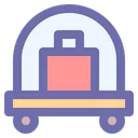Free Luggage Suitcase Vacation Icon