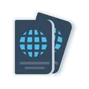 Free Luggage Passport Travel Icon