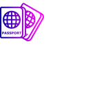 Free Luggage Passport Travel Icon