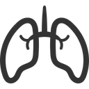 Free Lunge Anatomie Korper Symbol