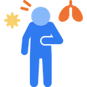 Free Infected Lungs Virus Transmission Icon
