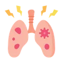Free Coronavirus Virus Lungs Icon