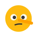 Free Lying Face Emotion Emoticon Icon