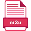 Free M 3 U Format File Icon
