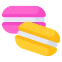 Free Macaron Confectionery Biscuit Icon