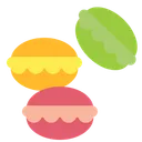 Free Macaron Cake Sweet Dessert Bread Icon