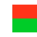 Free Madagascar Drapeau Pays Icône