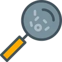 Free Magnifier Bacteria Icon