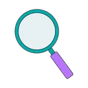 Free Magnifying Glass  Icon