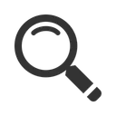 Free Magnifying Glass  Icon