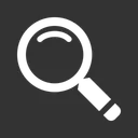Free Magnifying Glass  Icon