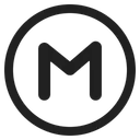 Free M High Contrast Icon