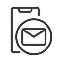 Free Mail Email Smartphone Icon