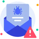 Free Mail Attack Phishing Message Icon
