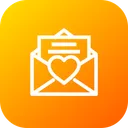 Free Mail Email Heart Icon