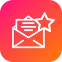 Free Mail Email Star Icon