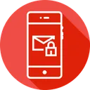 Free Mail Message Lock Icon