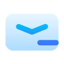 Free Mail Subtract  Icon