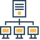 Free Mainframe Network Supercomputer Icon