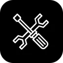 Free Maintenance Screwdriver Wrench Icon