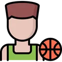 Free Male Basketball Player  Icon