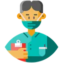 Free Male Nurse Avatar Frontliner Icon
