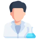 Free Scientist Researcher Lab Icon