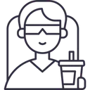 Free Male wacthing  Icon