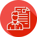 Free Man Resume Document Icon