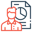 Free Man Statics Analysis Icon