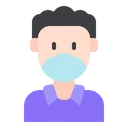Free Man Male Medical Masks Icon