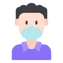 Free Man Male Medical Masks Icon