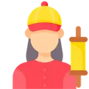 Free Artboard Man With Thread Kite Flyer Icon