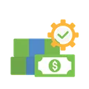Free Management Money Financial  Icon