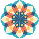 Free Mandala Flower Floral Icon