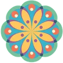 Free Mandala Flower Floral Icon