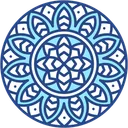 Free Mandala Fleur Cultures Icône