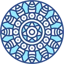 Free Mandala Fleur Cultures Icône
