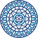 Free Mandala Fleur Cultures Icône