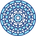 Free Mandala Fleur Cultures Icône