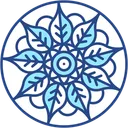 Free Mandala Fleur Cultures Icône