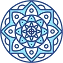 Free Mandala Fleur Cultures Icône