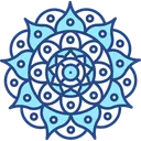 Free Mandala Fleur Cultures Icône