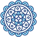 Free Mandala Fleur Cultures Icône